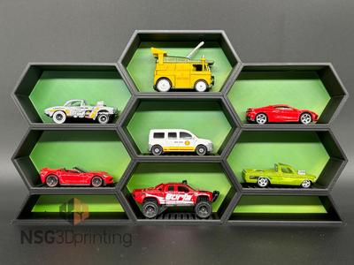 7 Pod Display for 1:64 Diecast cars