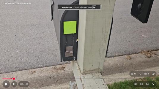 Mailbox Notification Flag