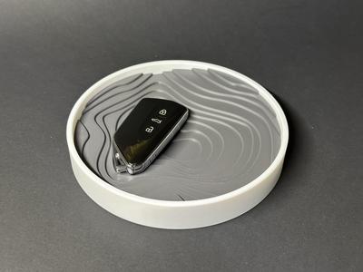 Minimalist Topography Tray | Round