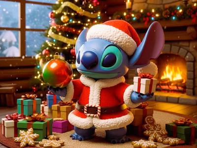 Christmas Stitch - Santa Experiment 