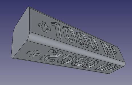 Digimon Couter Bars, 1000,2000,3000,4000 +/-