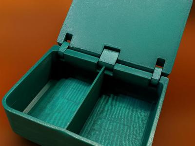 Print in Place Box with two compartments
