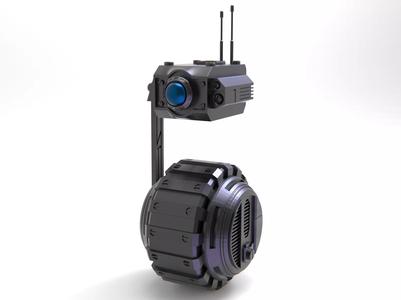 Sci-Fi Robot Head STL  Mechanical Toy Figure for 3D Printing