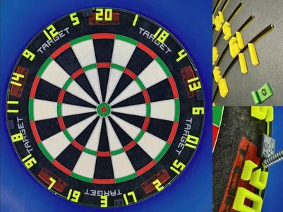 DARTS DARTBOARD NUMBER RING V2   