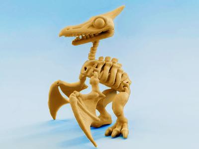 articulated skeleton Pterosaur dinosaur