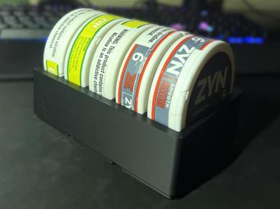 Gridfinity - Zyn can holder 3x2x4