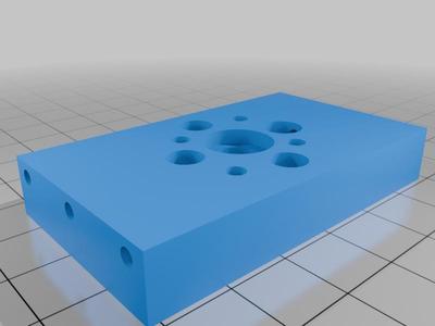 RC paramotor - motor base