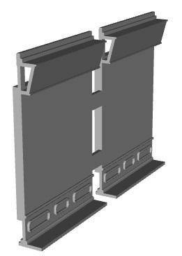 shop inter section plain module 1/76 scale