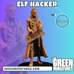 Elf Hacker- Cyberpunk