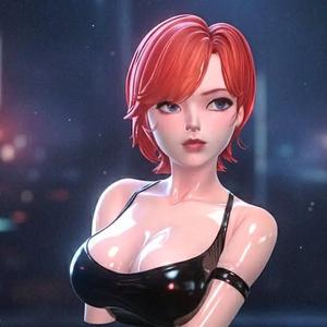 PRETTY GIRL - BUST STATUE