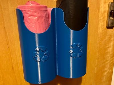 Double Garbage Bags Holder