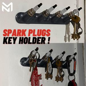 Spark Plugs Key Holder Tuning! Key Holder with old / bad Spark Plugs !