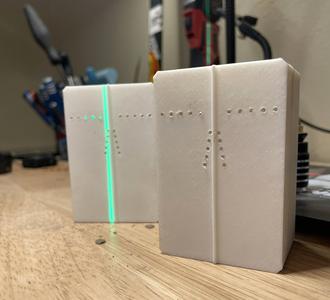 Fiber Optic Laser Target