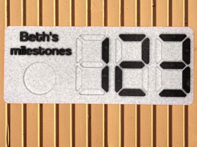 Customisable Milestone Tracker Parkrun 