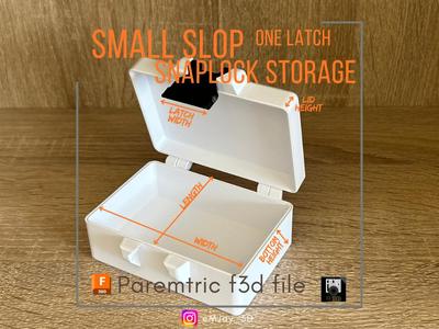 Small slop SnapLock Storage (one latch)
