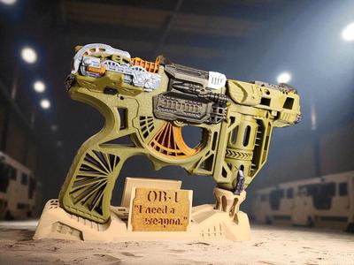 OB-1: The blaster with mechanical Ammo Counter