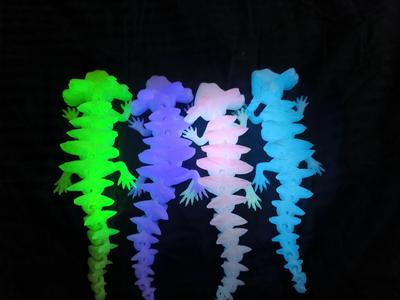 Hilge the Axolotl Articulated Fidget Toy Inspired by Bearded Dragon Lizard