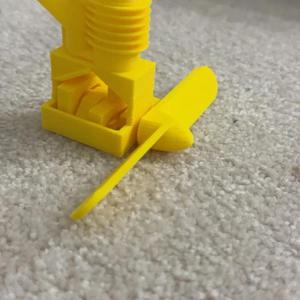 Propeller engines print in place