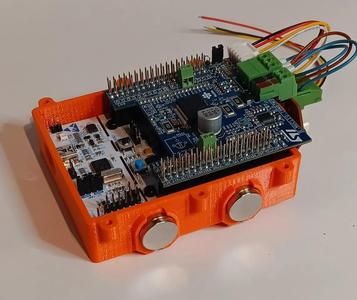 STM32 Nucleo + IHM071 + heatsink   