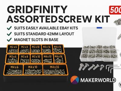 Gridfinity Set - Assorted Screw Kit