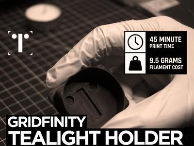 Gridfinity Tealight Holder