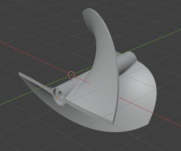 Modelo de rotor básico para impresión 3D