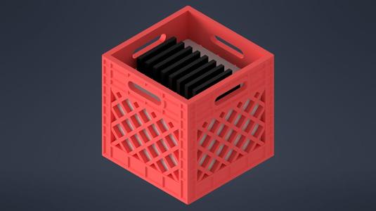 SD Card Milk Crate