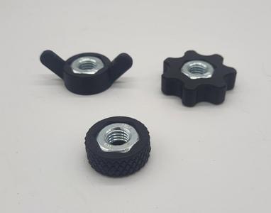 M3 - M10 Nuts / Knurled Wing Star