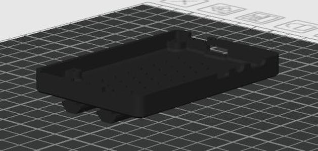 BTT Pi 1.2 Case bottom with V-Rail for Neptune 3 Pro