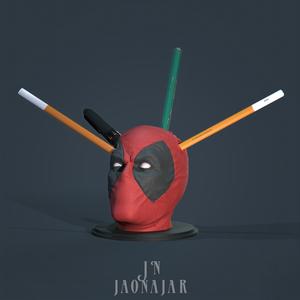 Deadpool Head - Pen/Pencil Holder