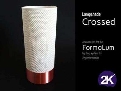 Lampshade CROSSED for the FormoLum system   