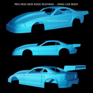 PRO MOD NEW EDGE MUSTANG - DRAG CAR BODY