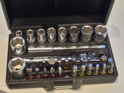 KS Tools 1/4 ratchet set  case