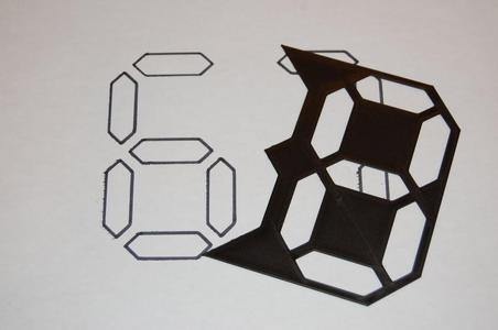 digital number stencil