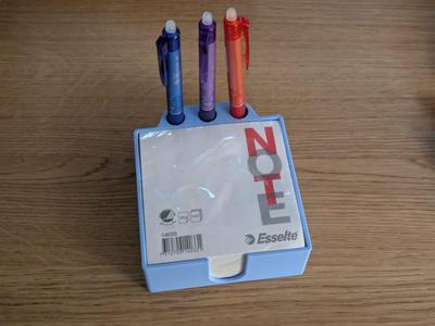 100mm Note holder with Pens