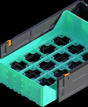 240-2W-1H Decor Gridfinity Drawer