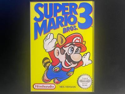 Super Mario Bros. 3 - NES Cover - Retro Cover