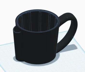 Ice Cream Pint Mug With Spoon Holder   