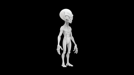 Alien 3D Print Model
