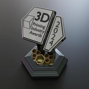 3D Printing Industry Awards 2024 Trophy - Modular