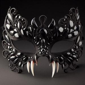 Obsidian Masquerade Mask Vampire Edition