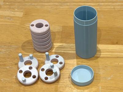 10 Piece Candy Roll Logic Puzzle